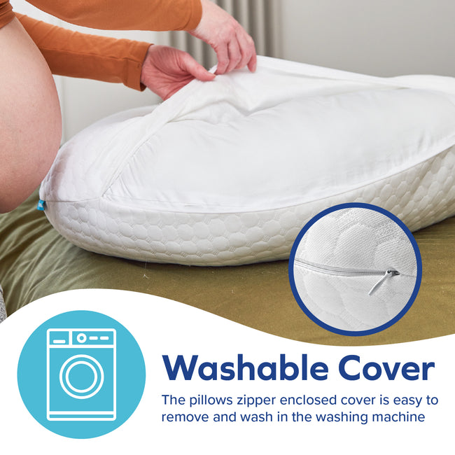 Stay Cool Pregnancy Pillow | C Shape