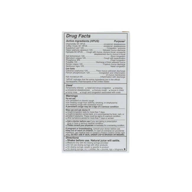 Infant Night Time Cold + Mucus Relief