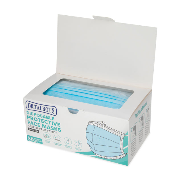Adult Face Masks - 50 pack - Dr Talbot's US