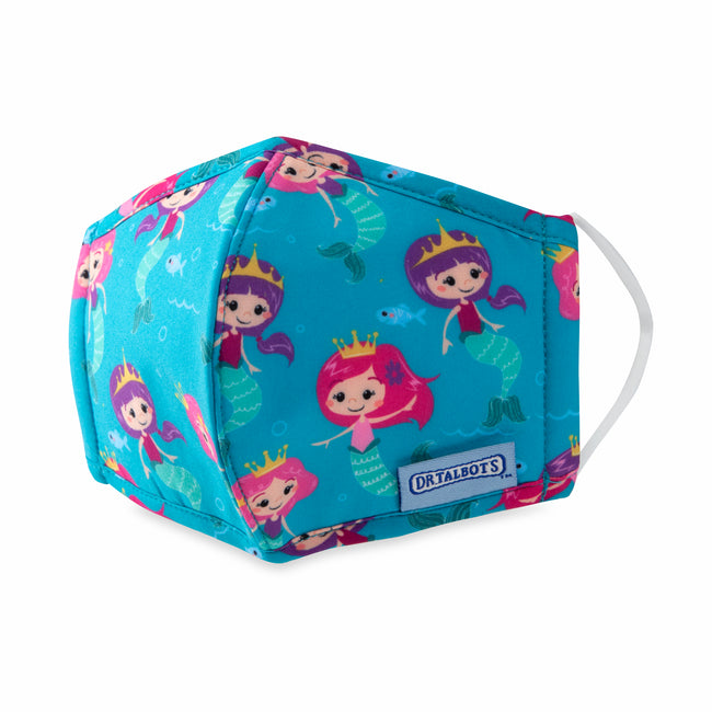 Cloth Face Mask - Ages 2-5 - 1 pack - Mermaids - Dr Talbot's US