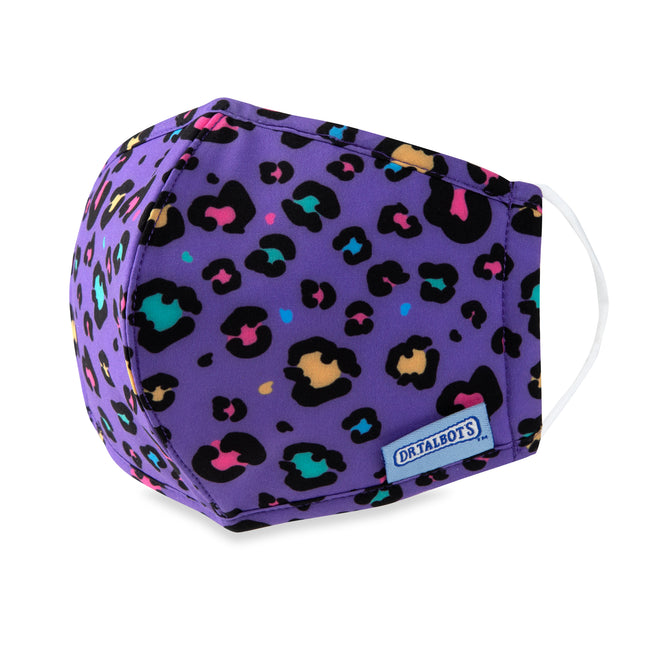 Cloth Face Mask - Ages 6-12 - 1 pack - Cheetah Spots - Dr Talbot's US