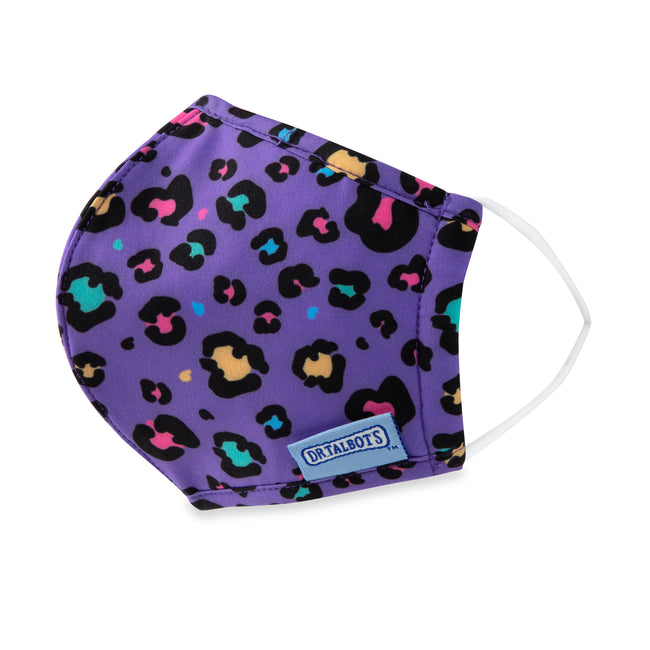 Cloth Face Mask - Ages 6-12 - 1 pack - Cheetah Spots - Dr Talbot's US