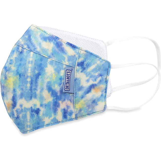 Adult Cup-style Cloth Mask - 1 pack - Blue & Pastel Water Colors - Dr Talbot's US