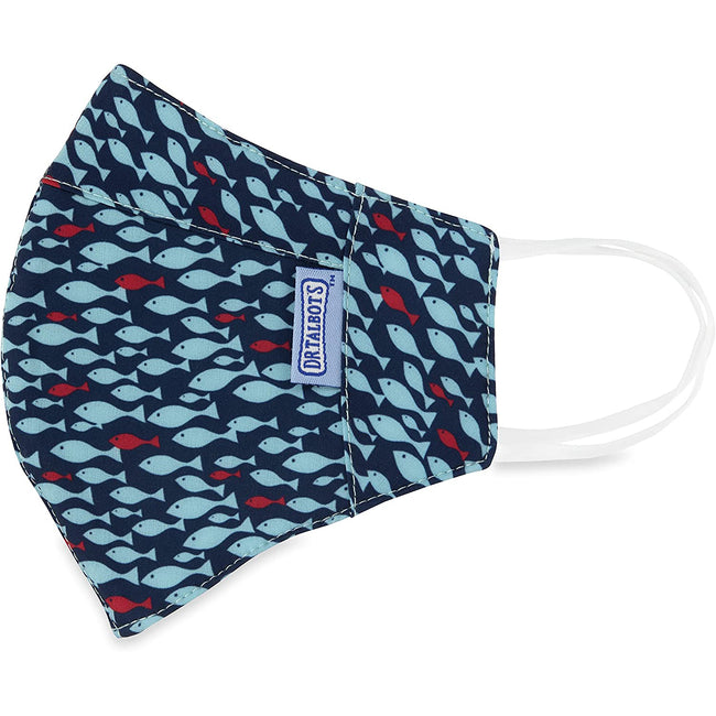 Adult Cup-style Cloth Mask - 1 pack - Fish - Dr Talbot's US