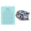 Adult Pleated Cloth Mask - 1 pack - Multi-colored Leaves - Dr Talbot's US
