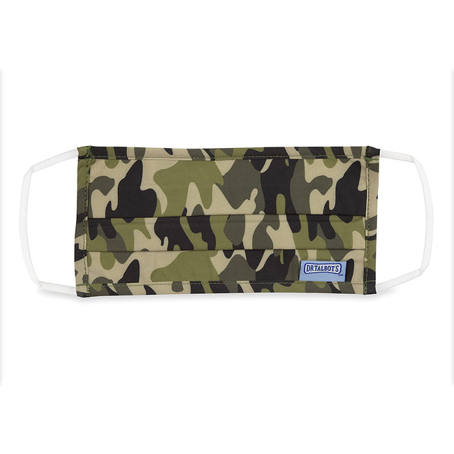 Adult Pleated Cloth Mask - 1 pack - Camo - Dr Talbot's US