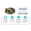 Adult Pleated Cloth Mask - 1 pack - Camo - Dr Talbot's US