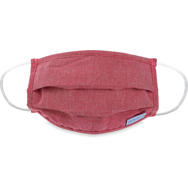 Adult Pleated Cloth Mask - 1 pack - Red - Dr Talbot's US