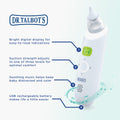 Electric Nasal Aspirator with 2-Pack Nose & Ear Cleaners