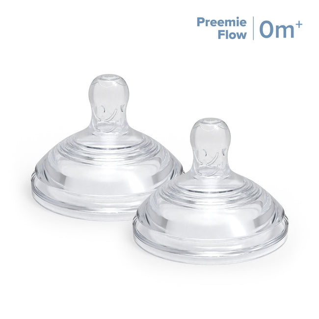 Soft Flex Simple Latch Nipples for Silicone Bottle (2 Pack)