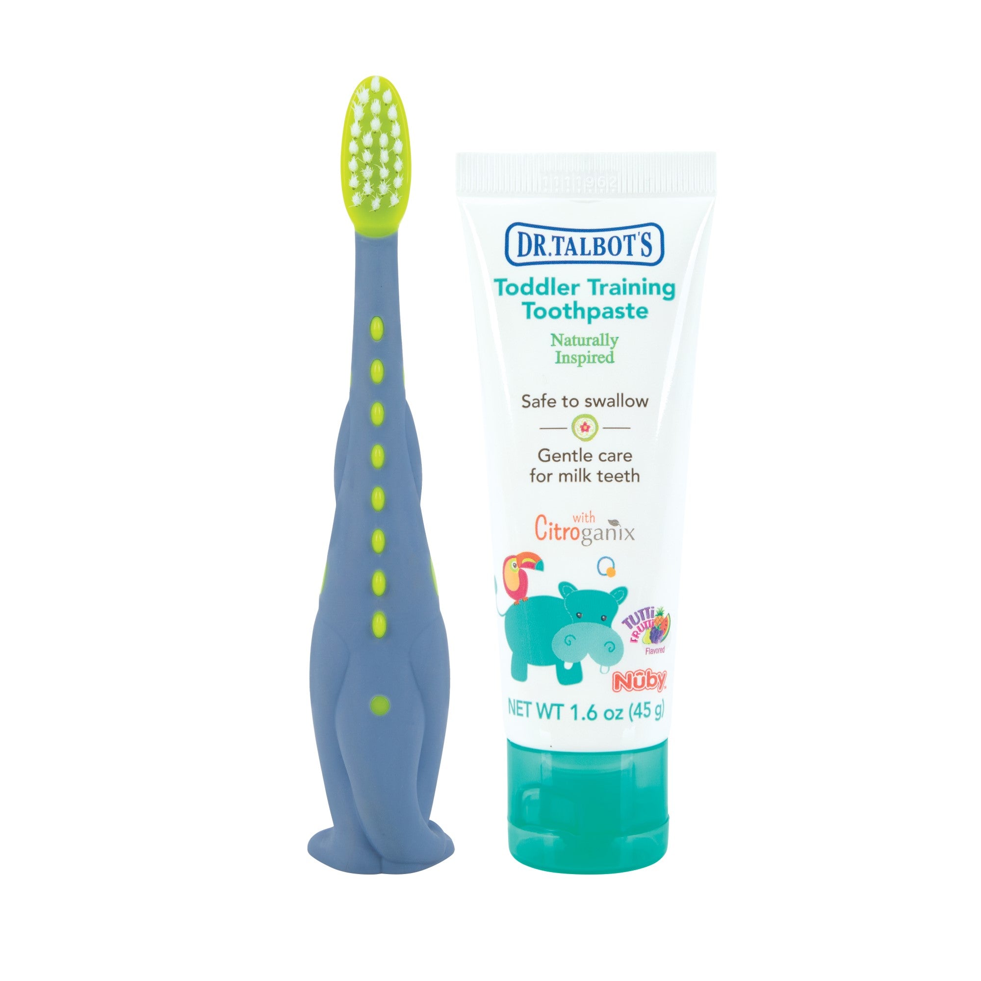 Toddler Training Toothbrush with Toothpaste