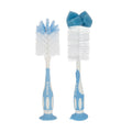 Bottle Brush with Suction Base (2 Pack) | Blue