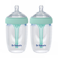 Squeezy Silicone Anti-Colic Bottle (2 Pack) - 8 oz