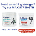 Dr. Talbot’s Diaper Rash Ointment | Original (16 oz) has 18% zinc oxide for daily care with a panda design; need something stronger? Try the MAX STRENGTH version with 40% zinc oxide and a bold panda for tough diaper rash.
