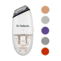 Dr. Talbot’s Portable Nail Trimmer with five interchangeable colored filing pads.