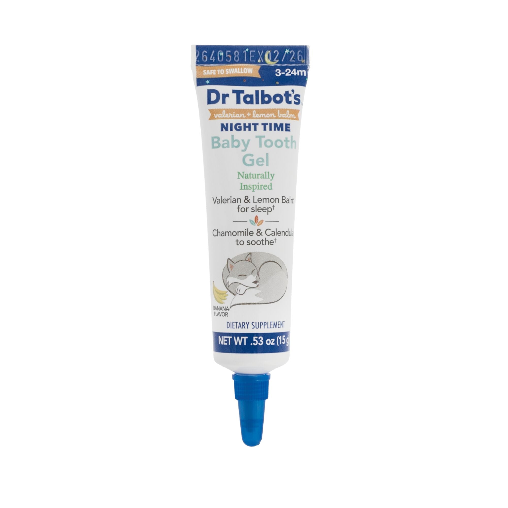 Nighttime Baby Tooth Gel for Soothing Teething Discomfort