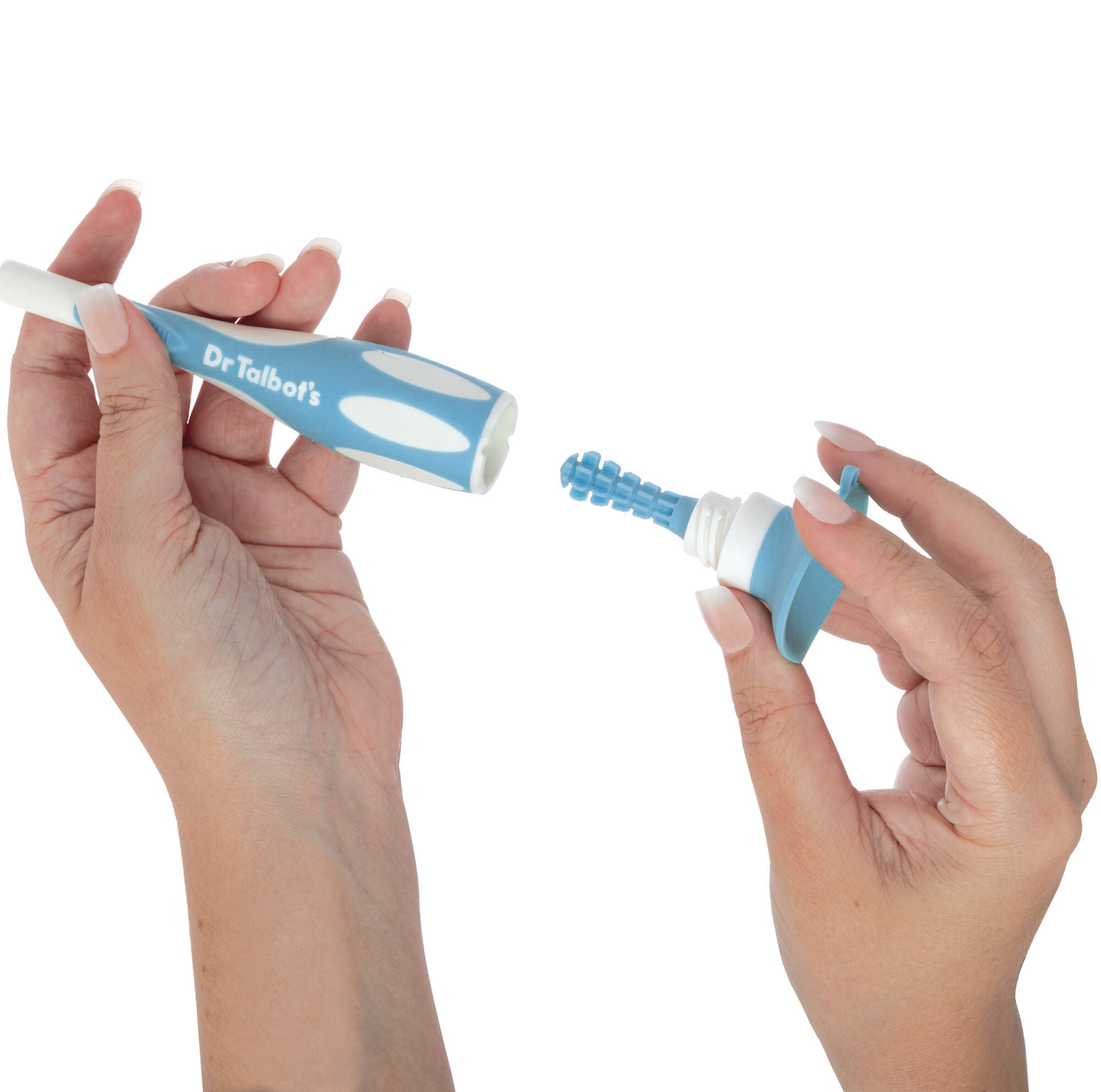 Bottle Brush with Suction Base (2 Pack) | Blue