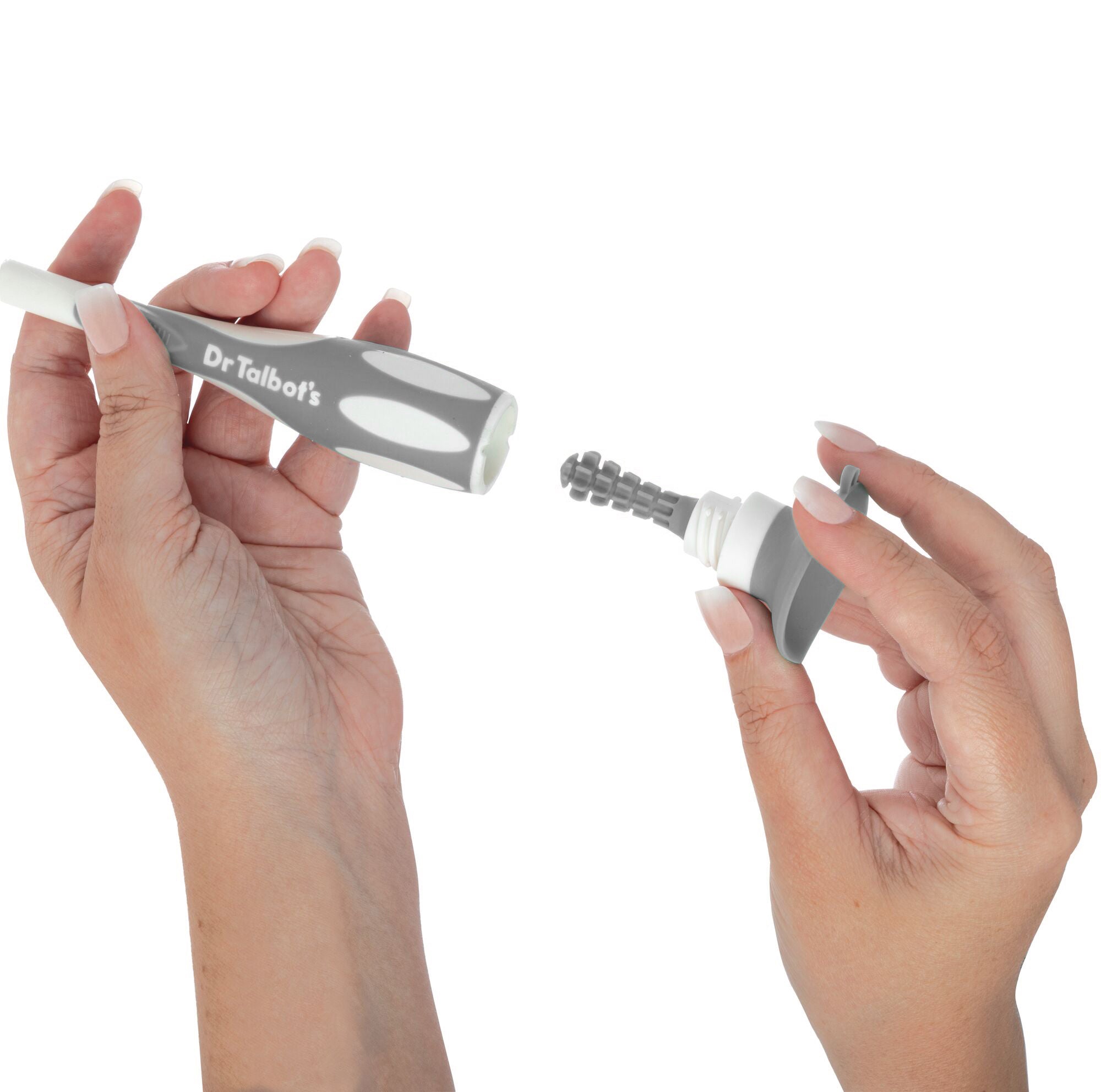 Bottle Brush with Suction Base (2 Pack) | Grey