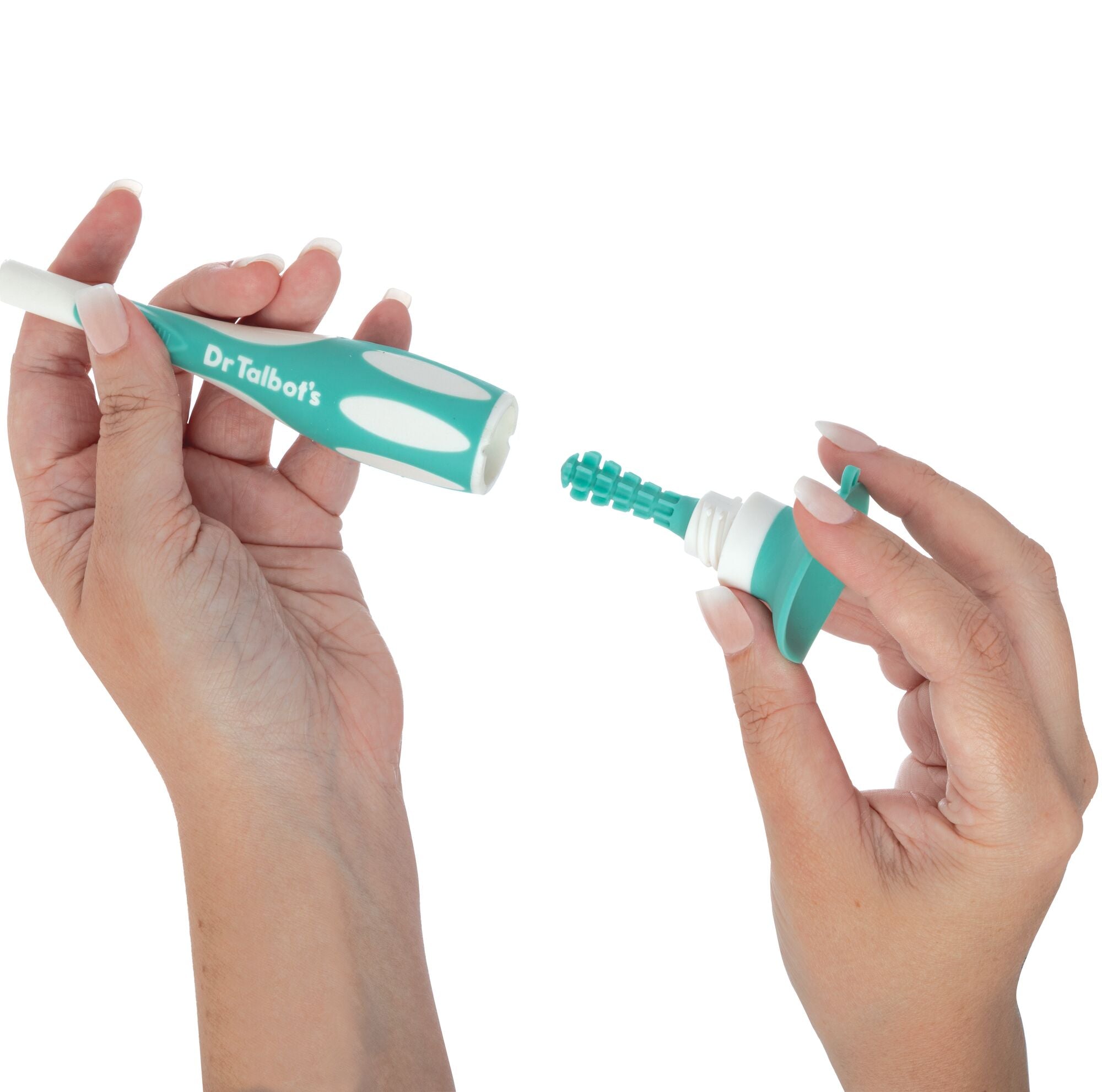 Bottle Brush with Suction Base (2 Pack) | Aqua