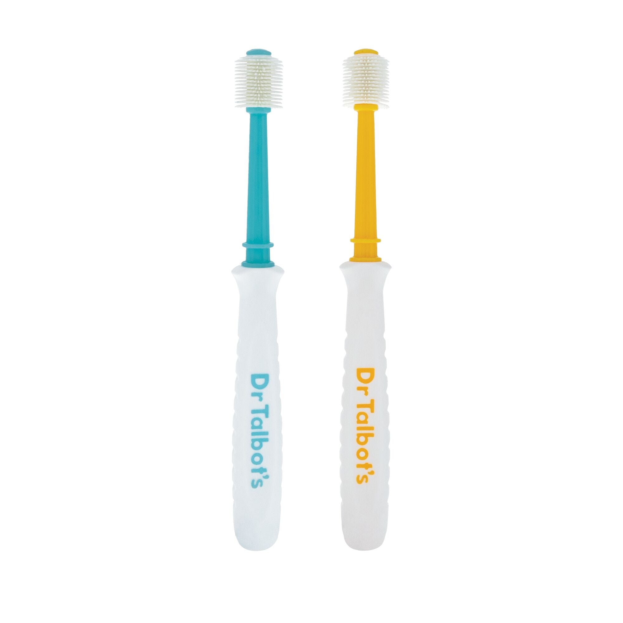 Toddler 360° Toothbrush | Aqua & Yellow