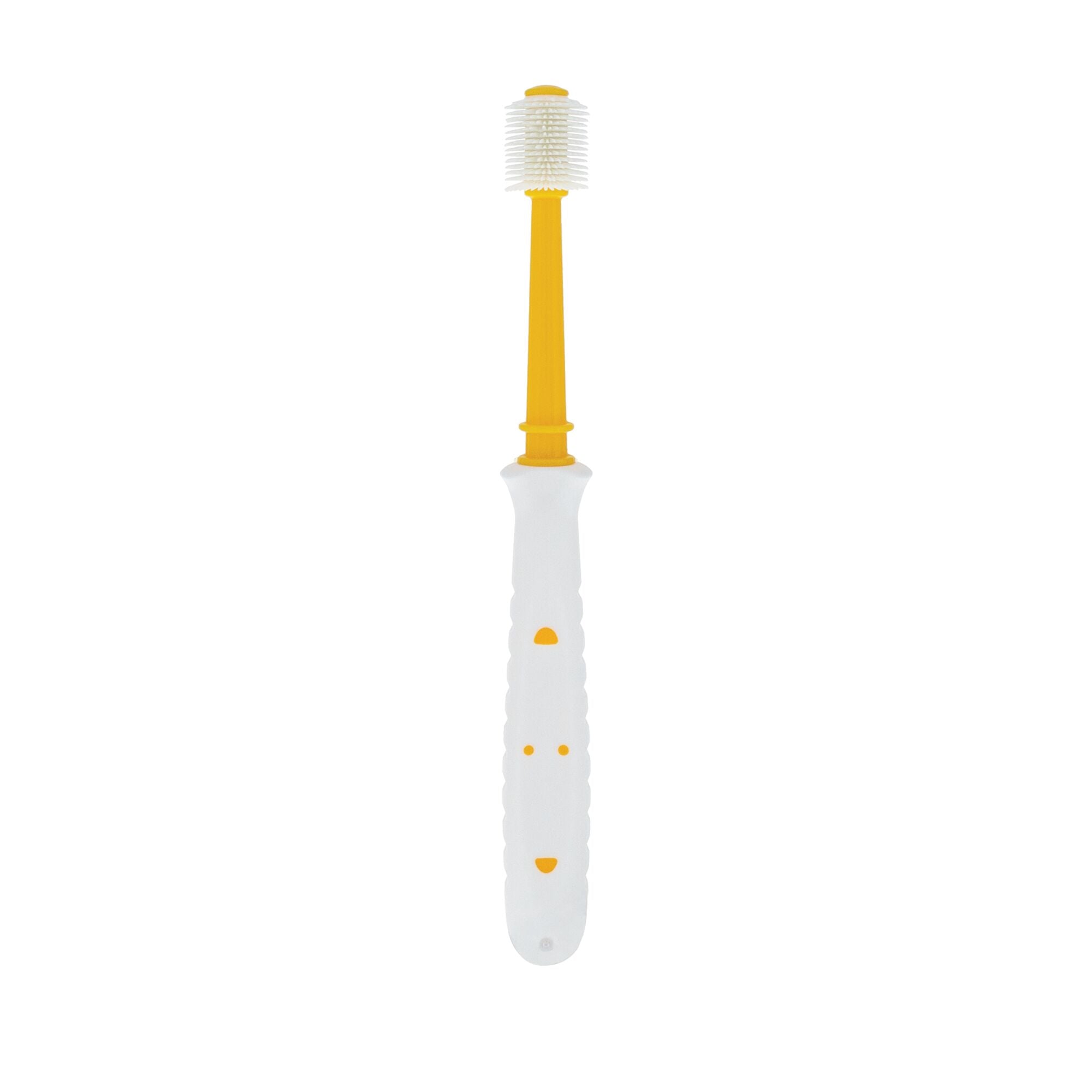 Toddler 360° Toothbrush | Aqua & Yellow
