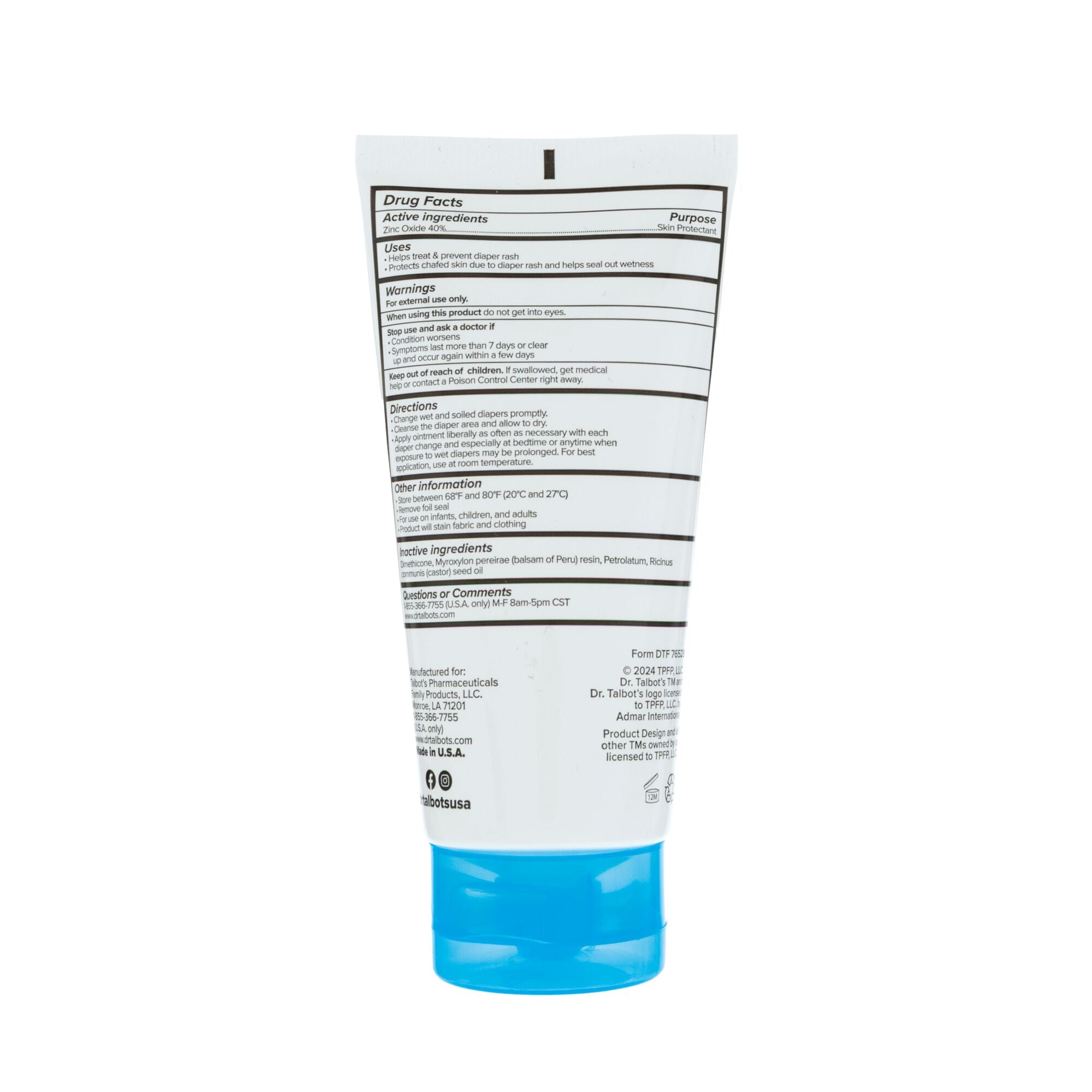 Maximum Strength Diaper Rash Ointment | 2 oz