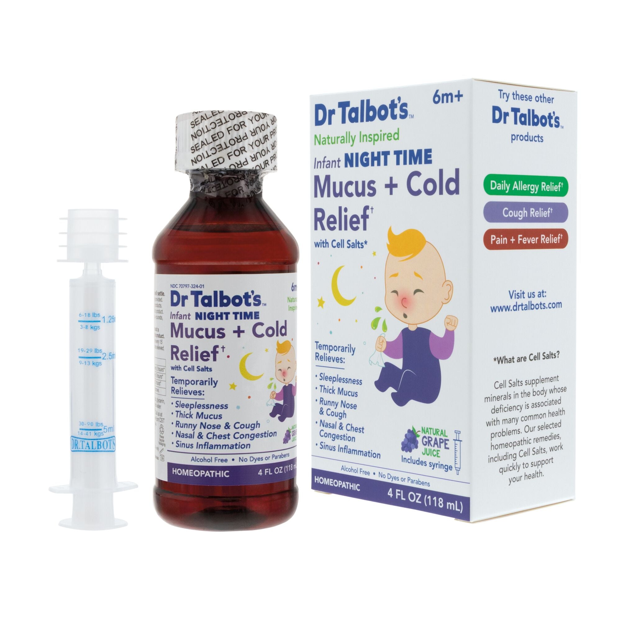 Infant Night Time Cold + Mucus Relief