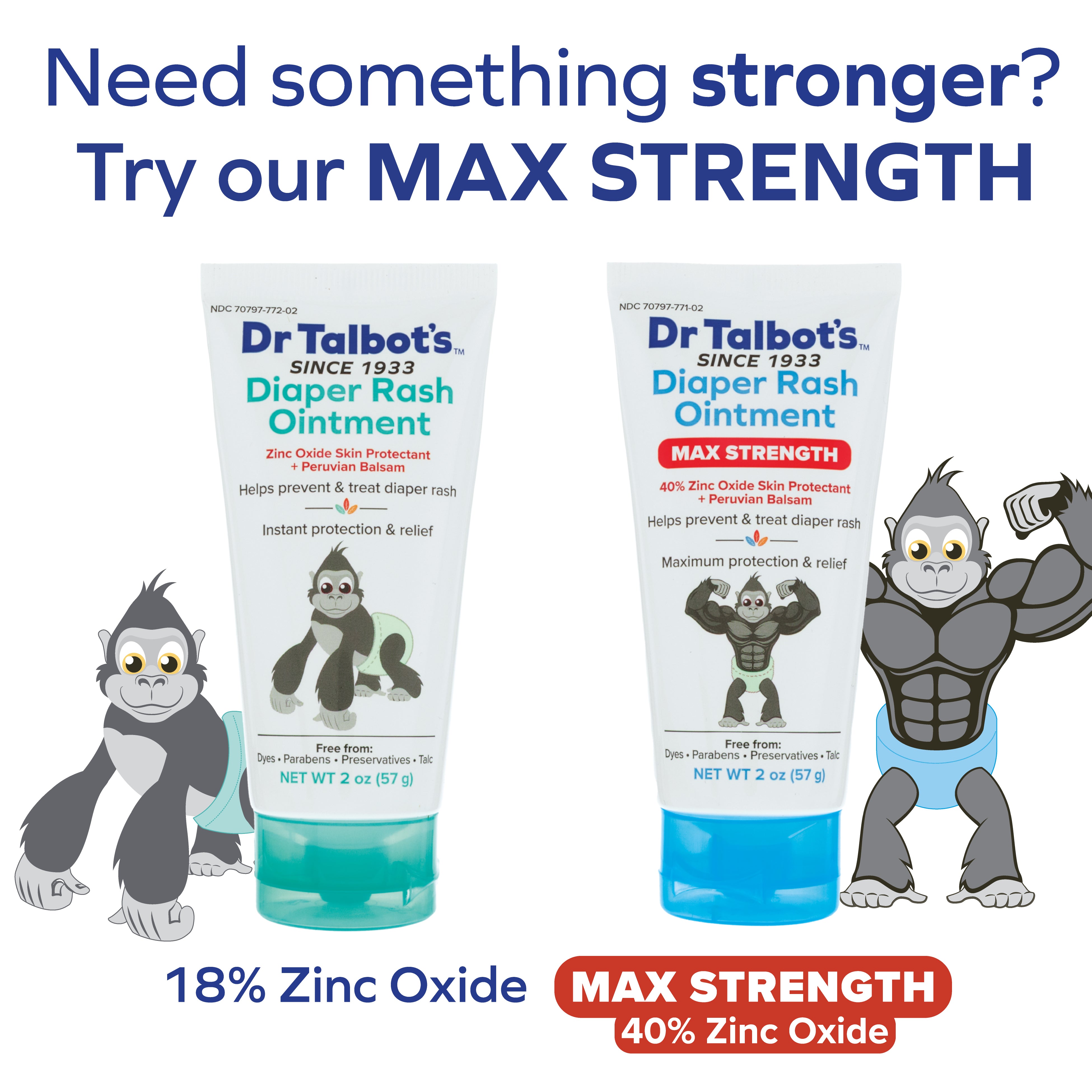 Maximum Strength Diaper Rash Ointment | 2 oz