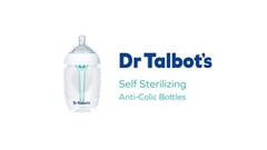 Self-Sterilizing Anti-Colic Bottle with Bonus Pacifier (4 Pack) - 6 oz