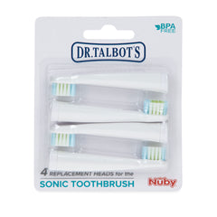 Sonic Toothbrush Replacement Head - 4 pack - Dr Talbot's US