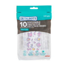 Girls Kid's Face Mask (Ages 2-5) - 10 pack - Dr Talbot's US