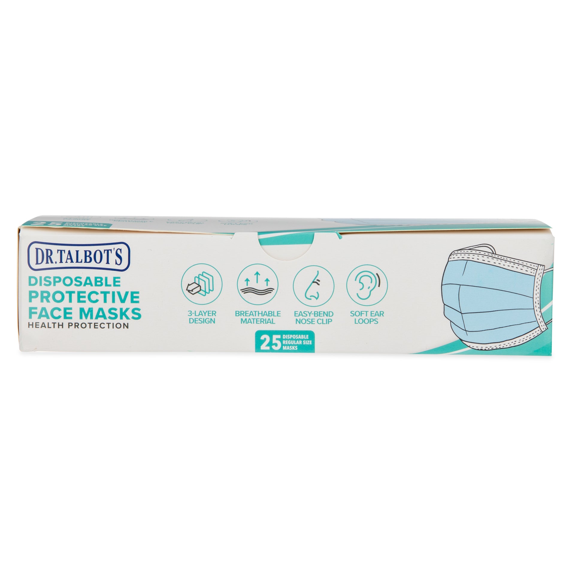 Adult Face Masks - 25 pack - Dr Talbot's US