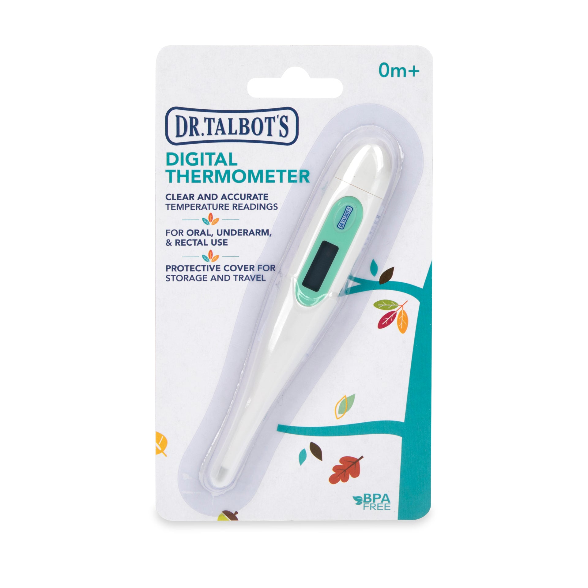 Baby Digital Thermometer with Protective Cover - Dr Talbot's US