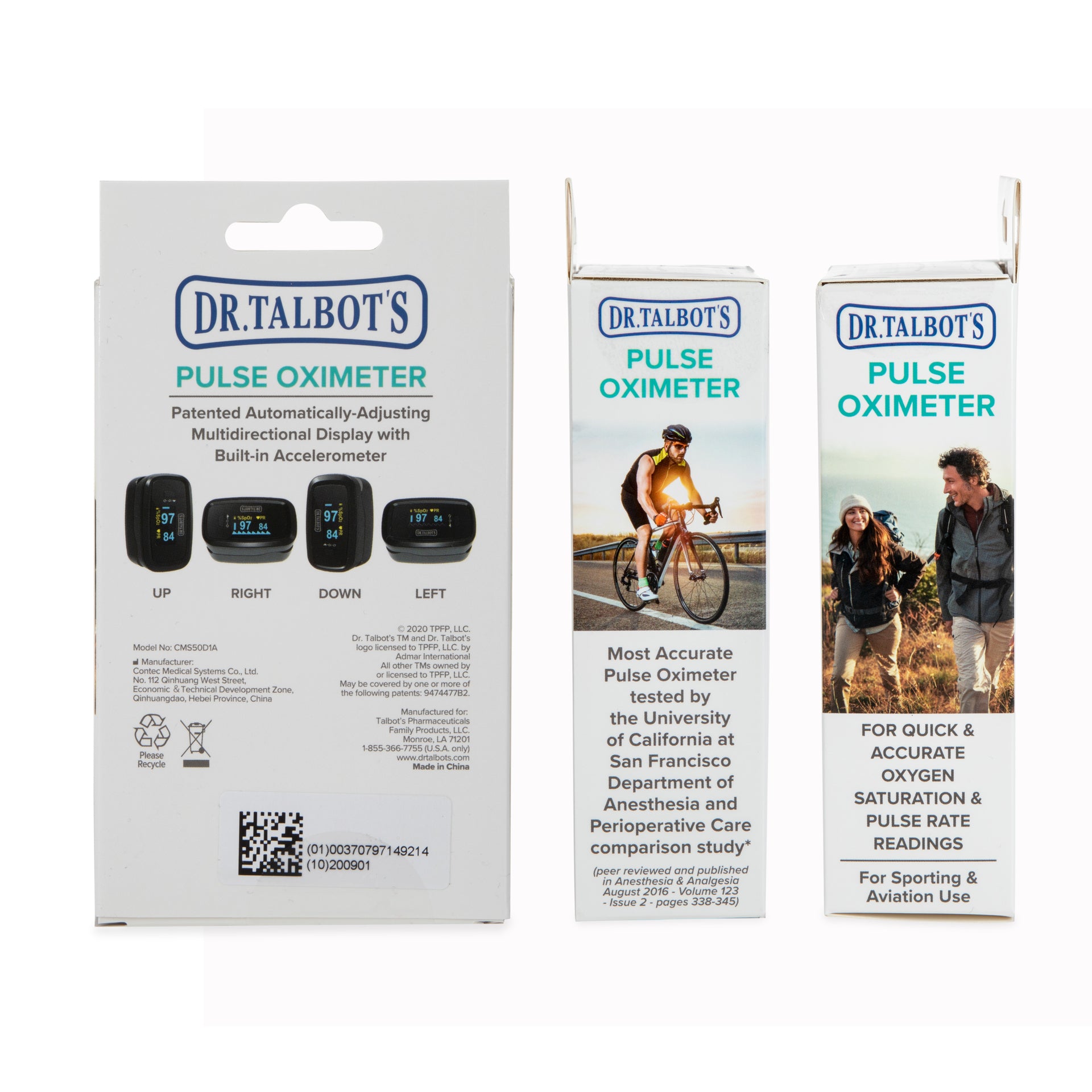 Pulse Oximeter Black Dr Talbot's US