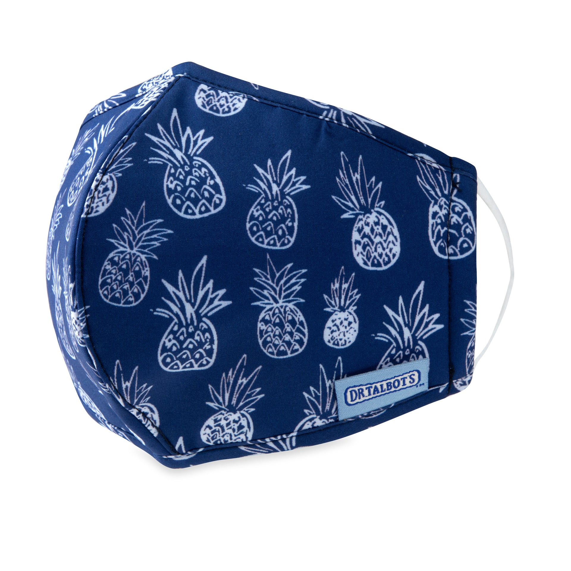 Cloth Face Mask - Age 13+ - 1 pack - Pineapples - Dr Talbot's US