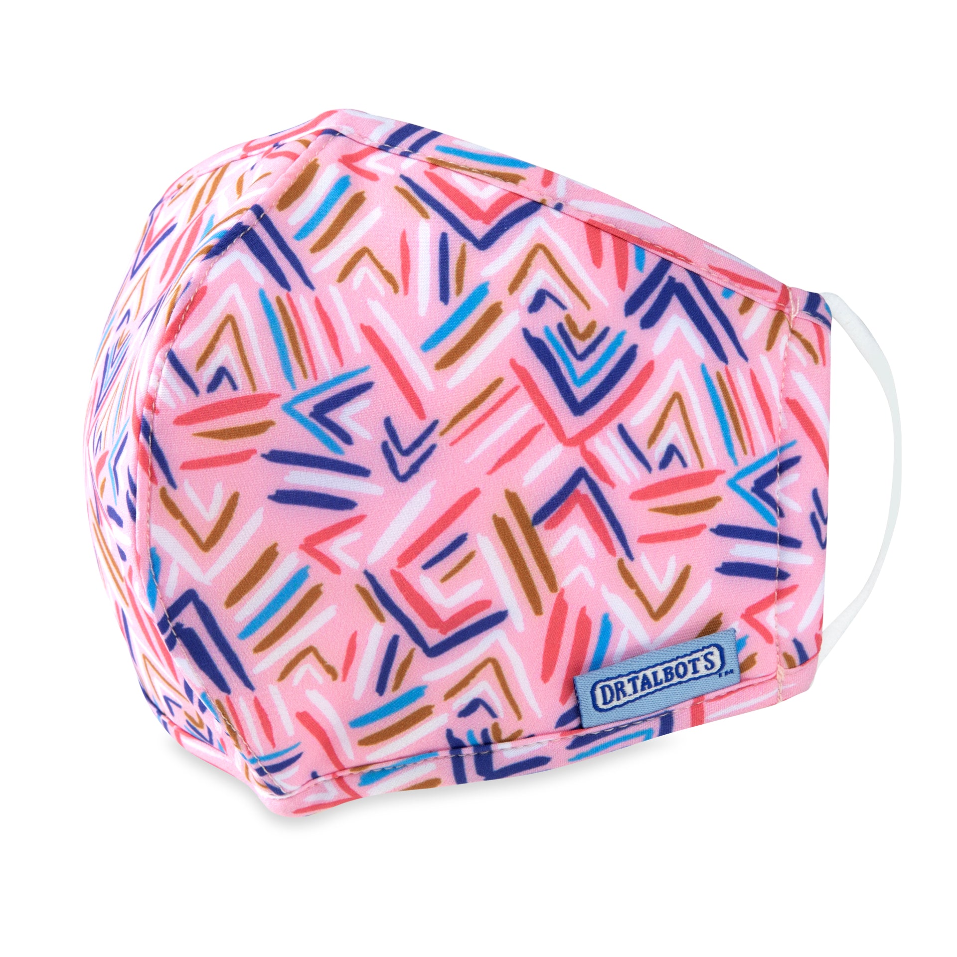 Cloth Face Mask - Age 13+ - 1 pack - Doodle Lines - Dr Talbot's US