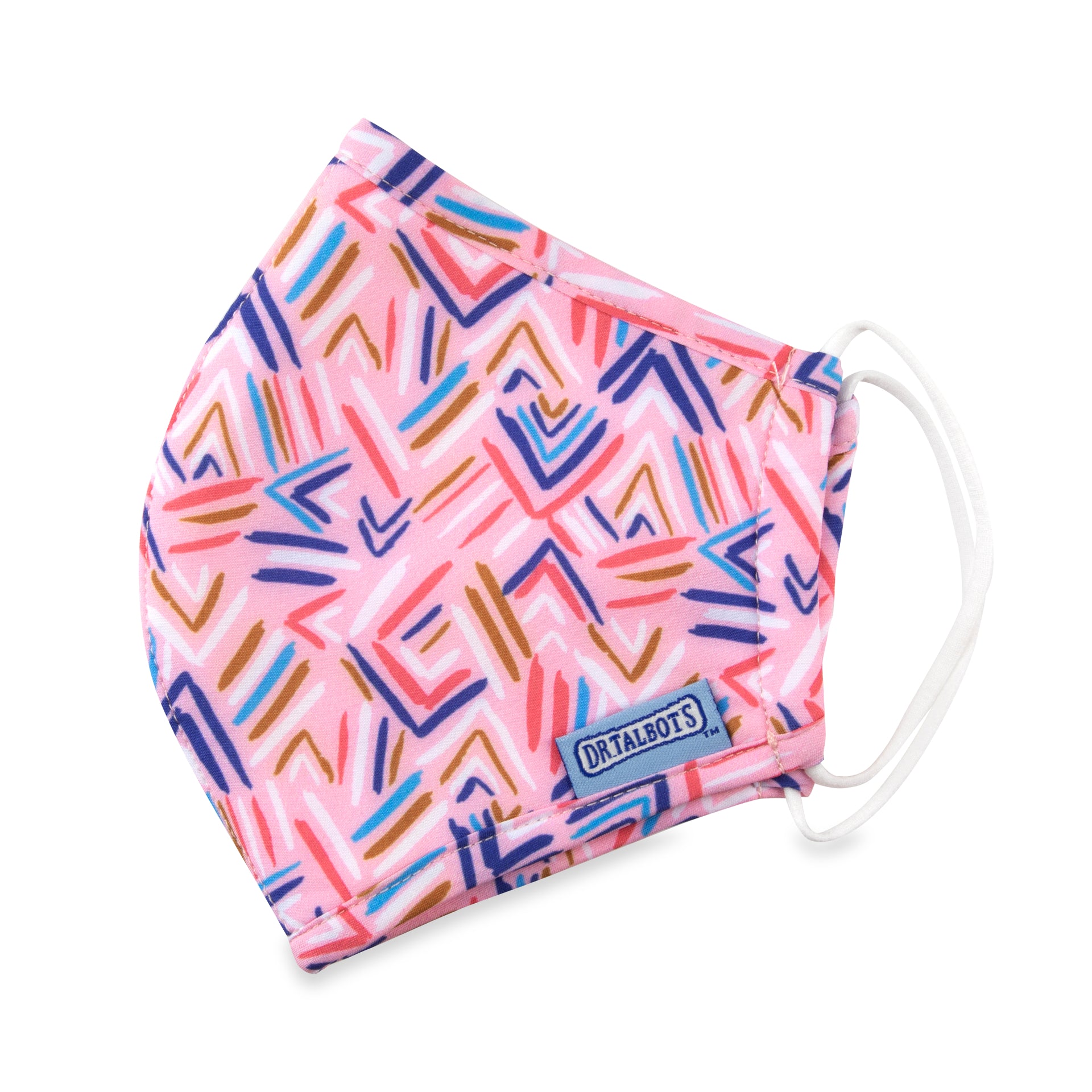 Cloth Face Mask - Age 13+ - 1 pack - Doodle Lines - Dr Talbot's US