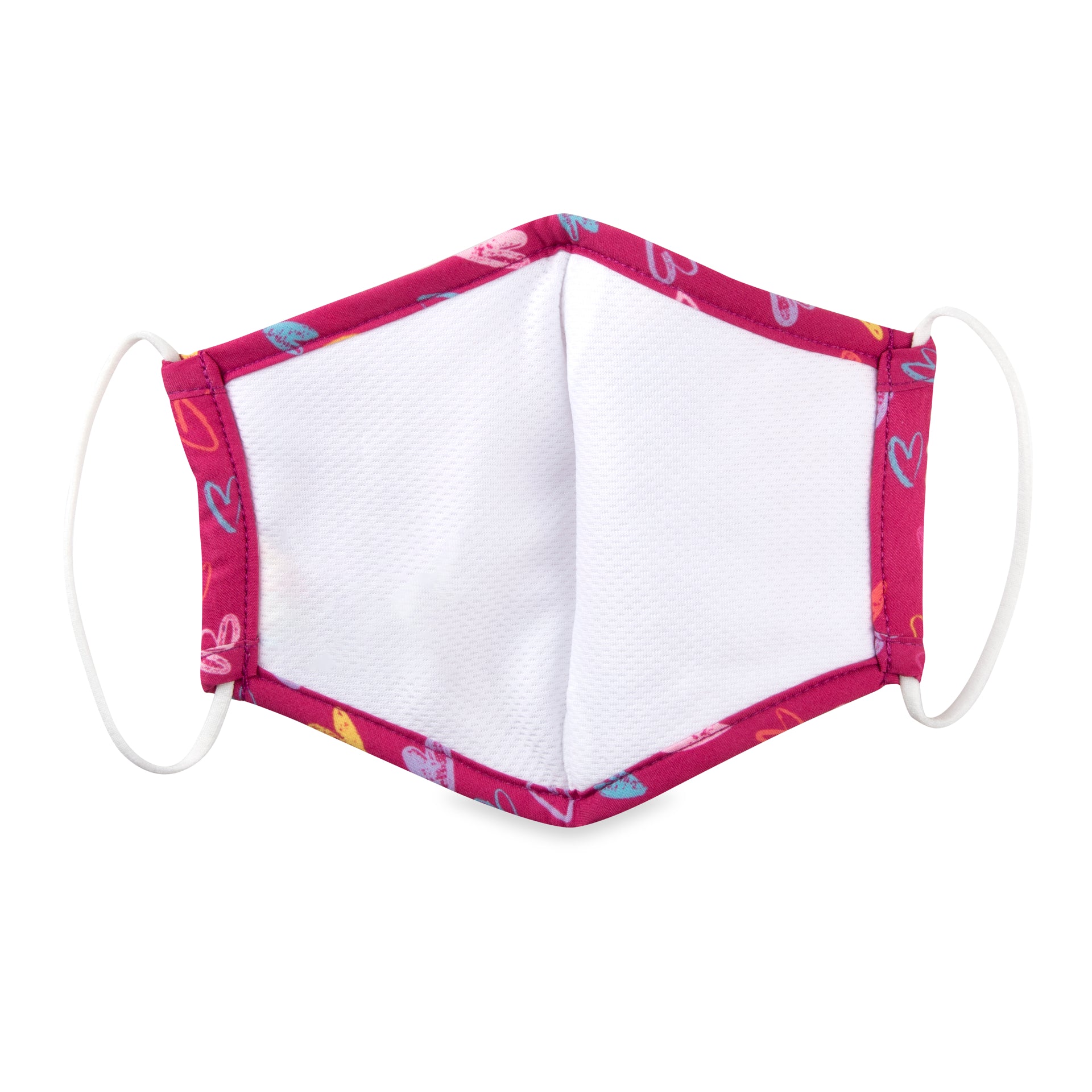 Cloth Face Mask - Ages 2-5 - 1 pack - Chalk Hearts - Dr Talbot's US