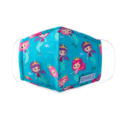 Cloth Face Mask - Ages 2-5 - 1 pack - Mermaids - Dr Talbot's US