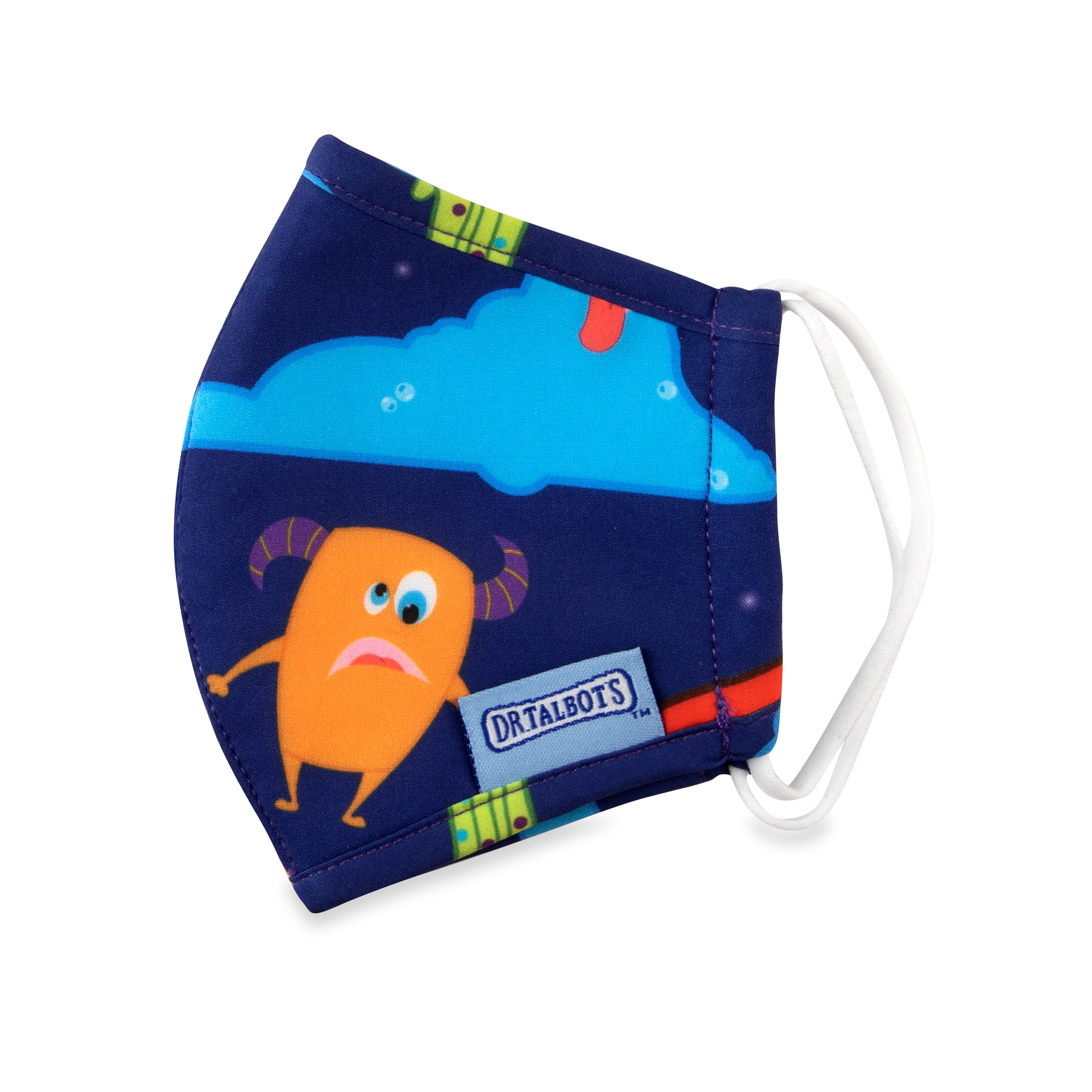Cloth Face Mask - Ages 2-5 - 1 pack - Monsters - Dr Talbot's US