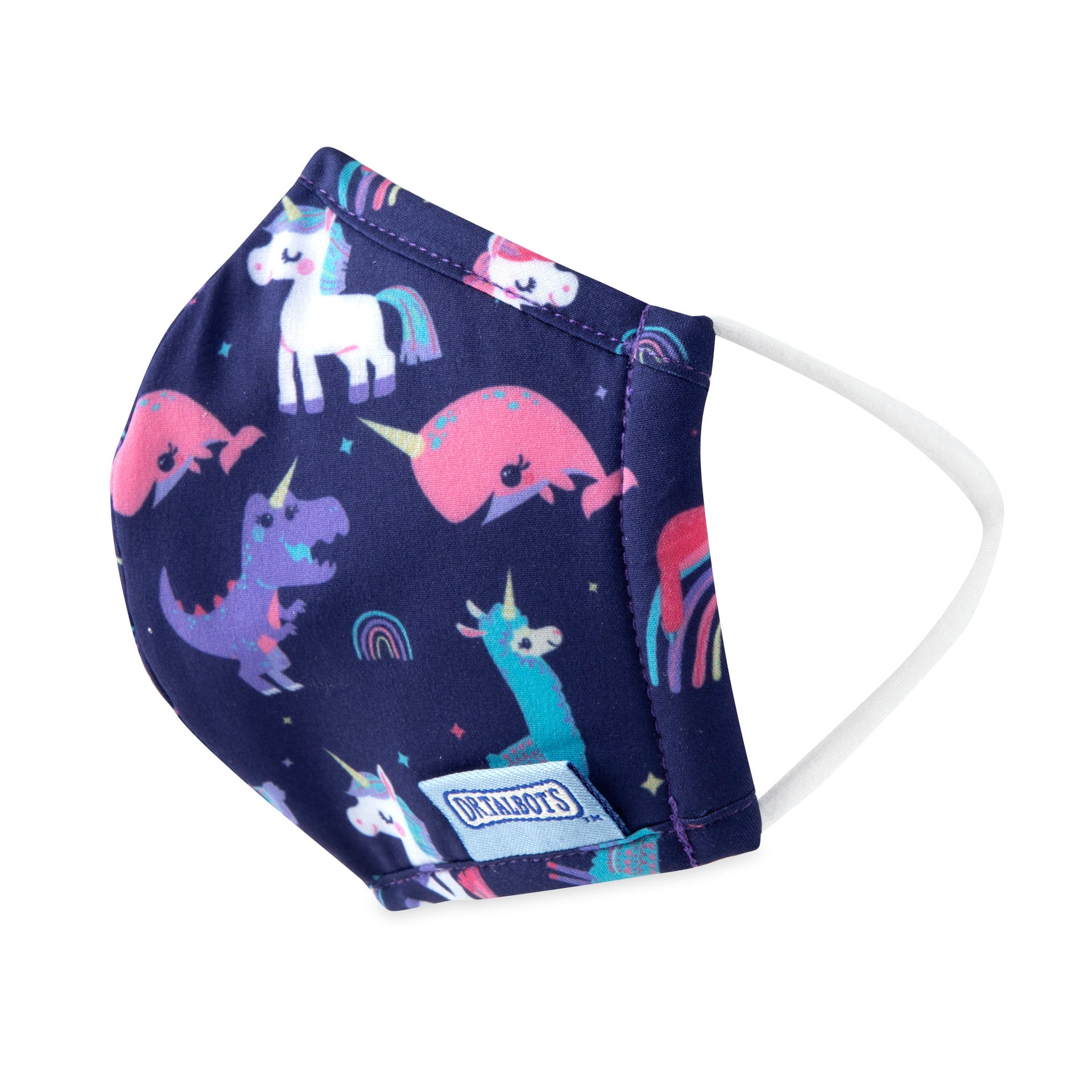 Cloth Face Mask - Ages 2-5 - 1 pack - Unicorns - Dr Talbot's US