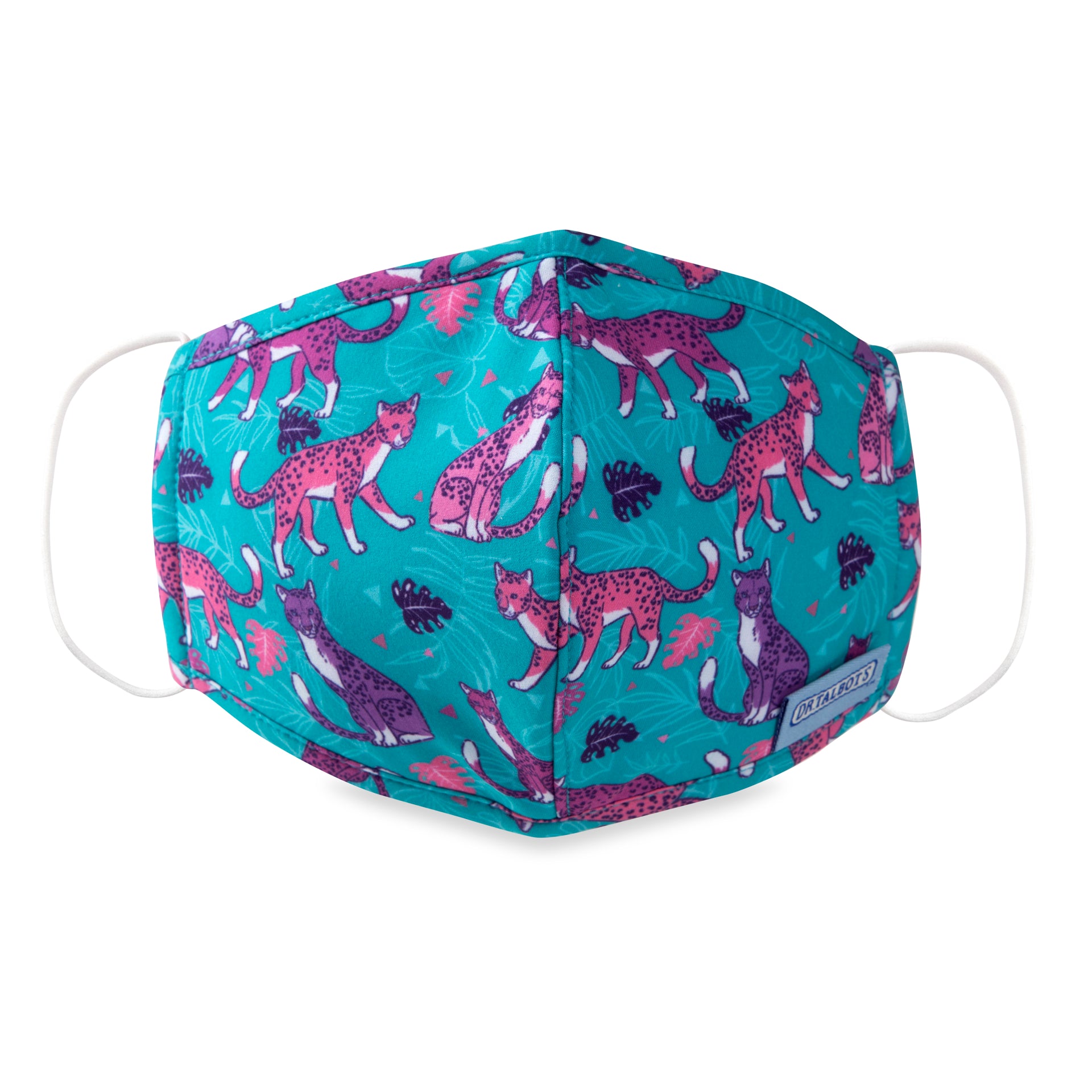 Cloth Face Mask - Ages 6-12 - 1 pack - Leopards - Dr Talbot's US