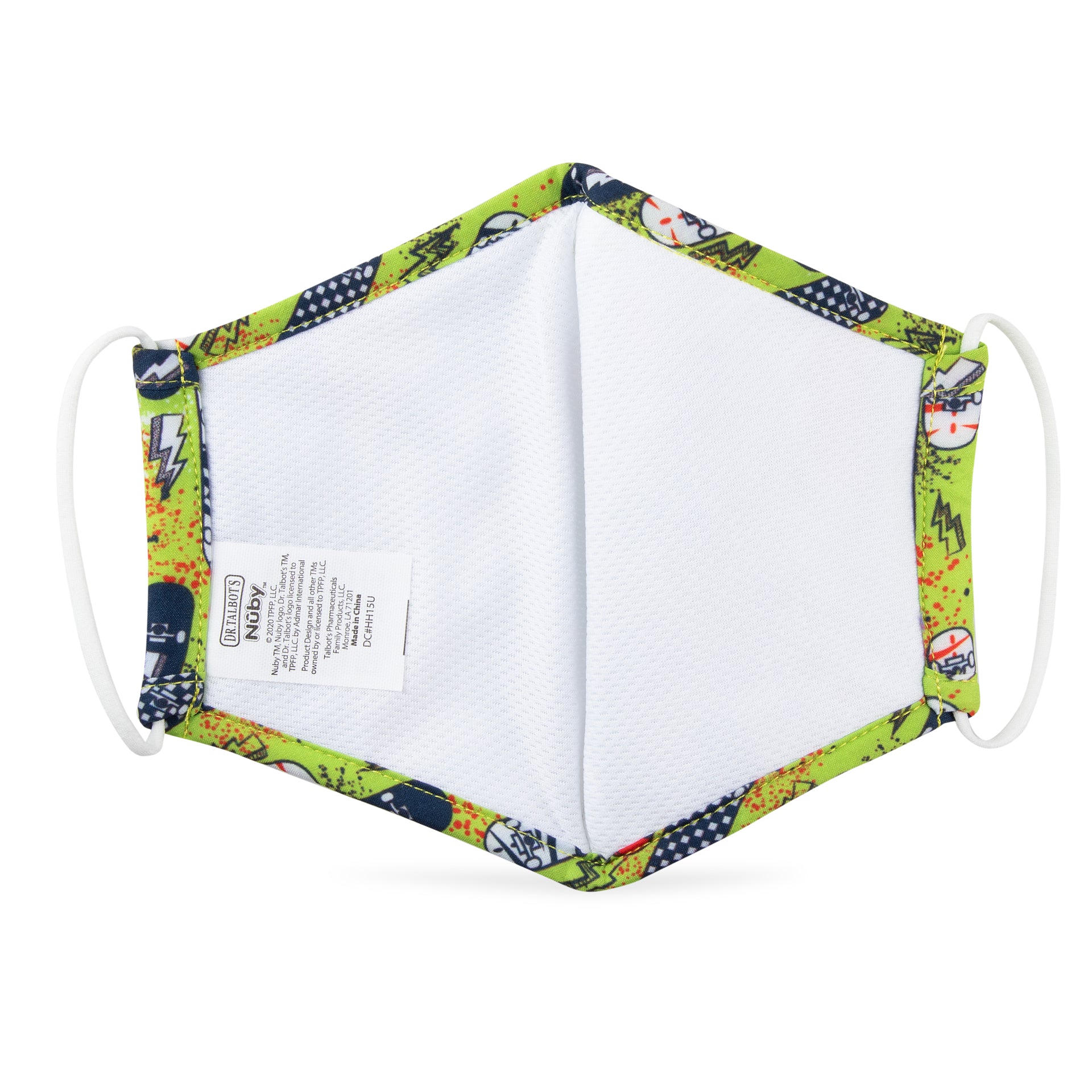 Cloth Face Mask - Ages 6-12 - 1 pack - Skateboards - Dr Talbot's US