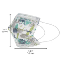 Kid's Face Mask (6 - 12 years) - Camouflage, Skateboards, & Paint Splatter - 10 pack - Dr Talbot's US