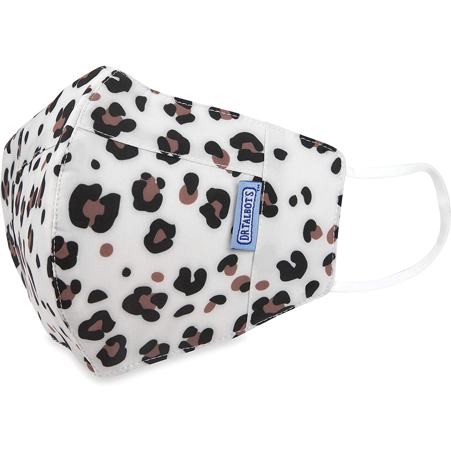 Adult Cup-style Cloth Mask - 1 pack - Leopard Print - Dr Talbot's US