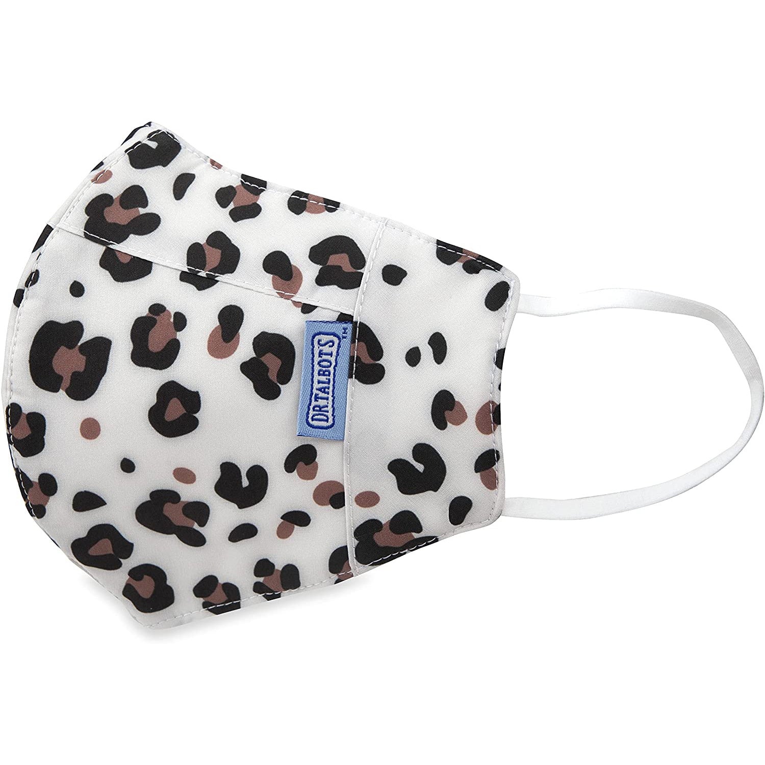 Adult Cup-style Cloth Mask - 1 pack - Leopard Print - Dr Talbot's US