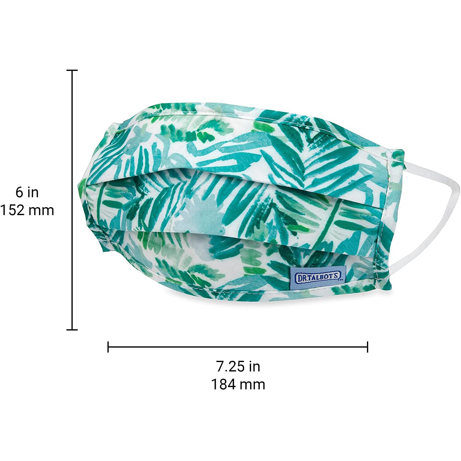 Adult Pleated Cloth Mask - 1 pack - Palms - Dr Talbot's US