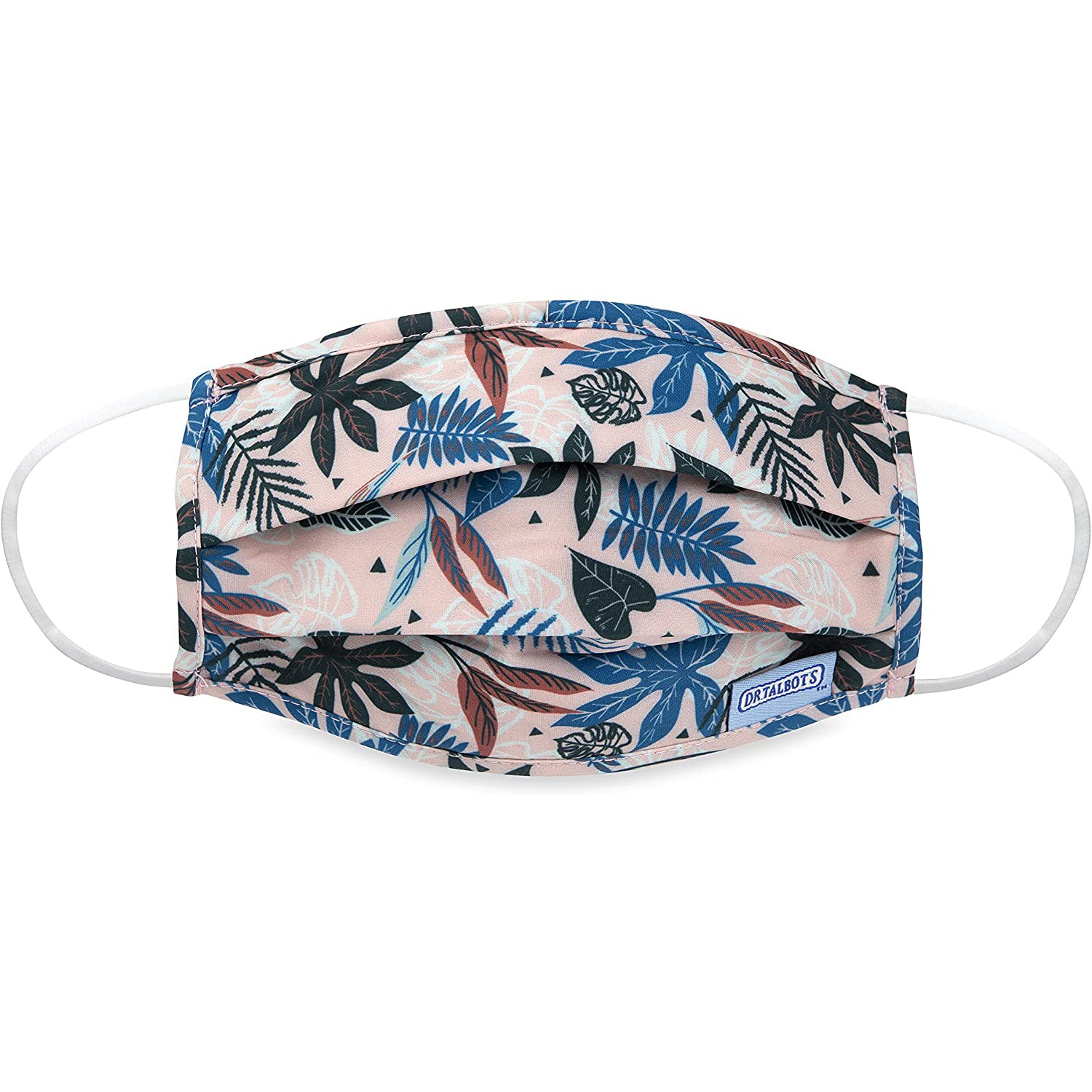 Adult Pleated Cloth Mask - 1 pack - Multi-colored Leaves - Dr Talbot's US