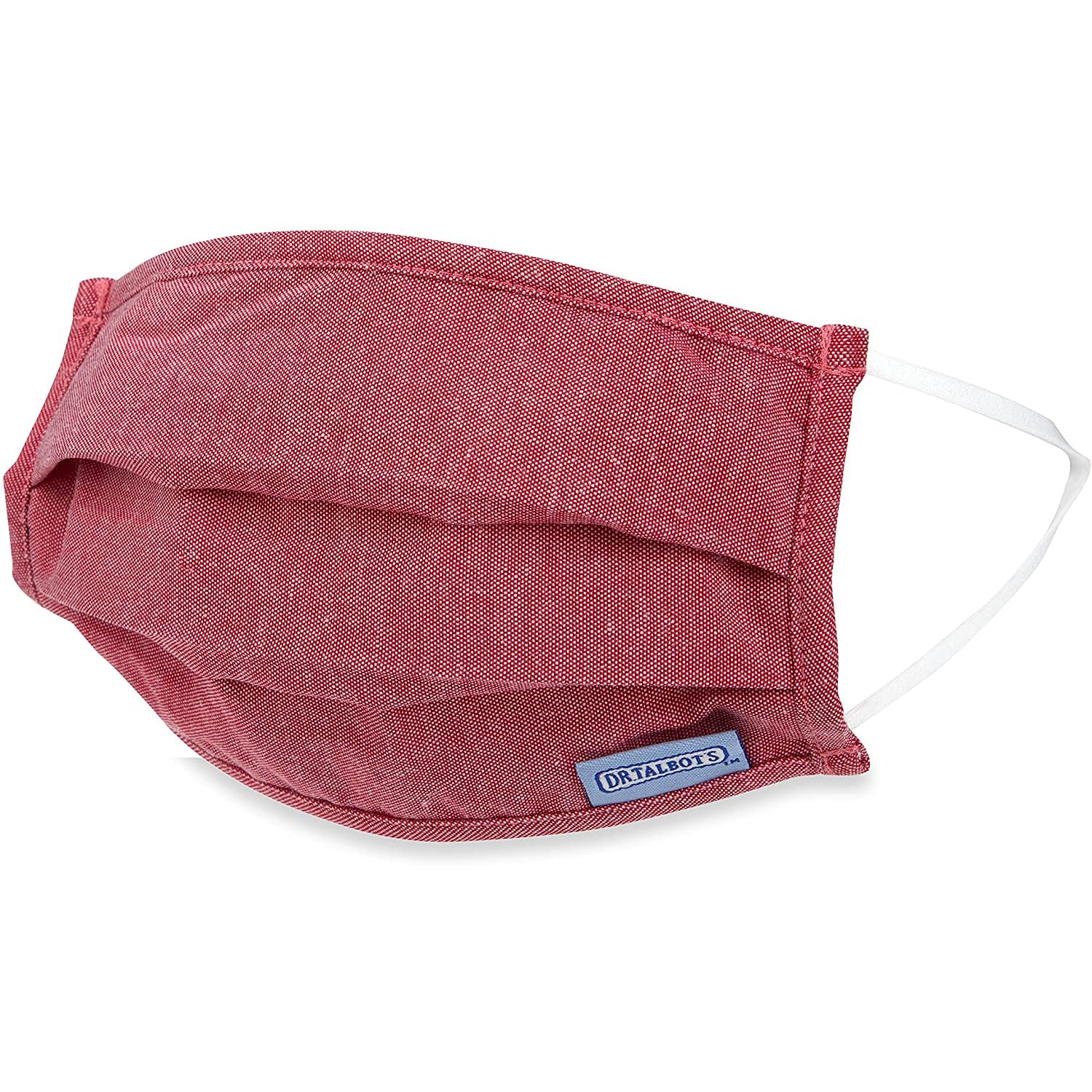 Adult Pleated Cloth Mask - 1 pack - Red - Dr Talbot's US