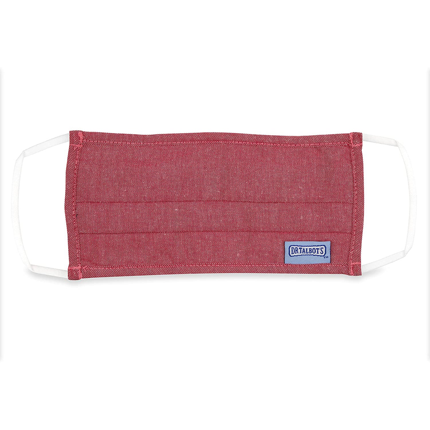 Adult Pleated Cloth Mask - 1 pack - Red - Dr Talbot's US